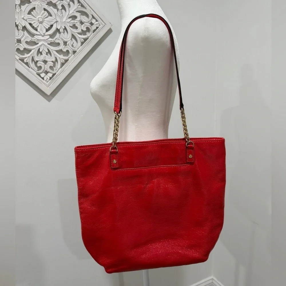 Michael Kors Vibrant Red Tote Bag